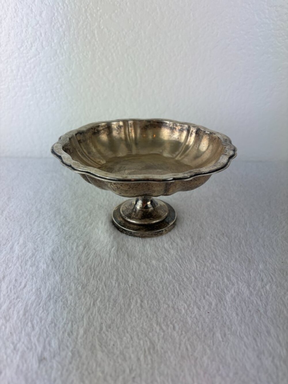Vintage Silver Plate Pedestal Bowl Dish-Candy Dish  5.5”